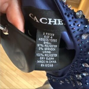 Cachet Blue Embellished Dress